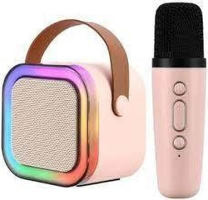 Sing & Shine: Bluetooth Karaoke Speaker with Microphone & Light Effects