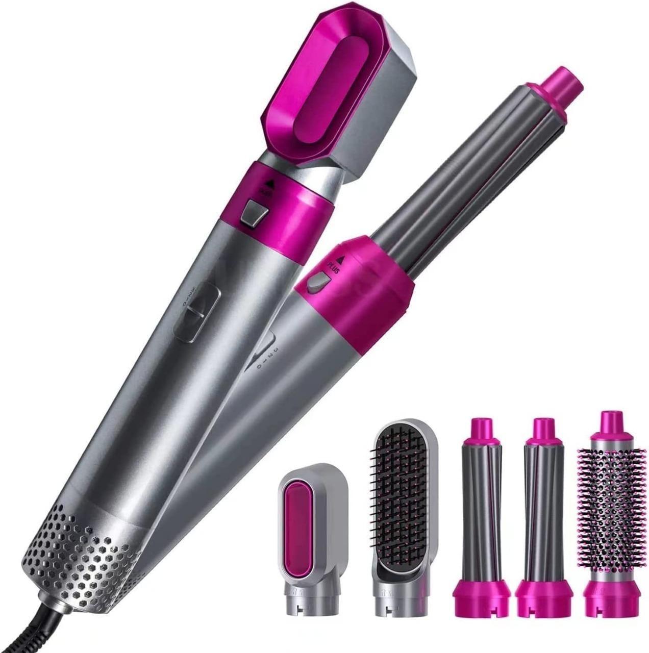 StylePro 5-in-1 Hair Dryer & Curler β Salon Looks at Home