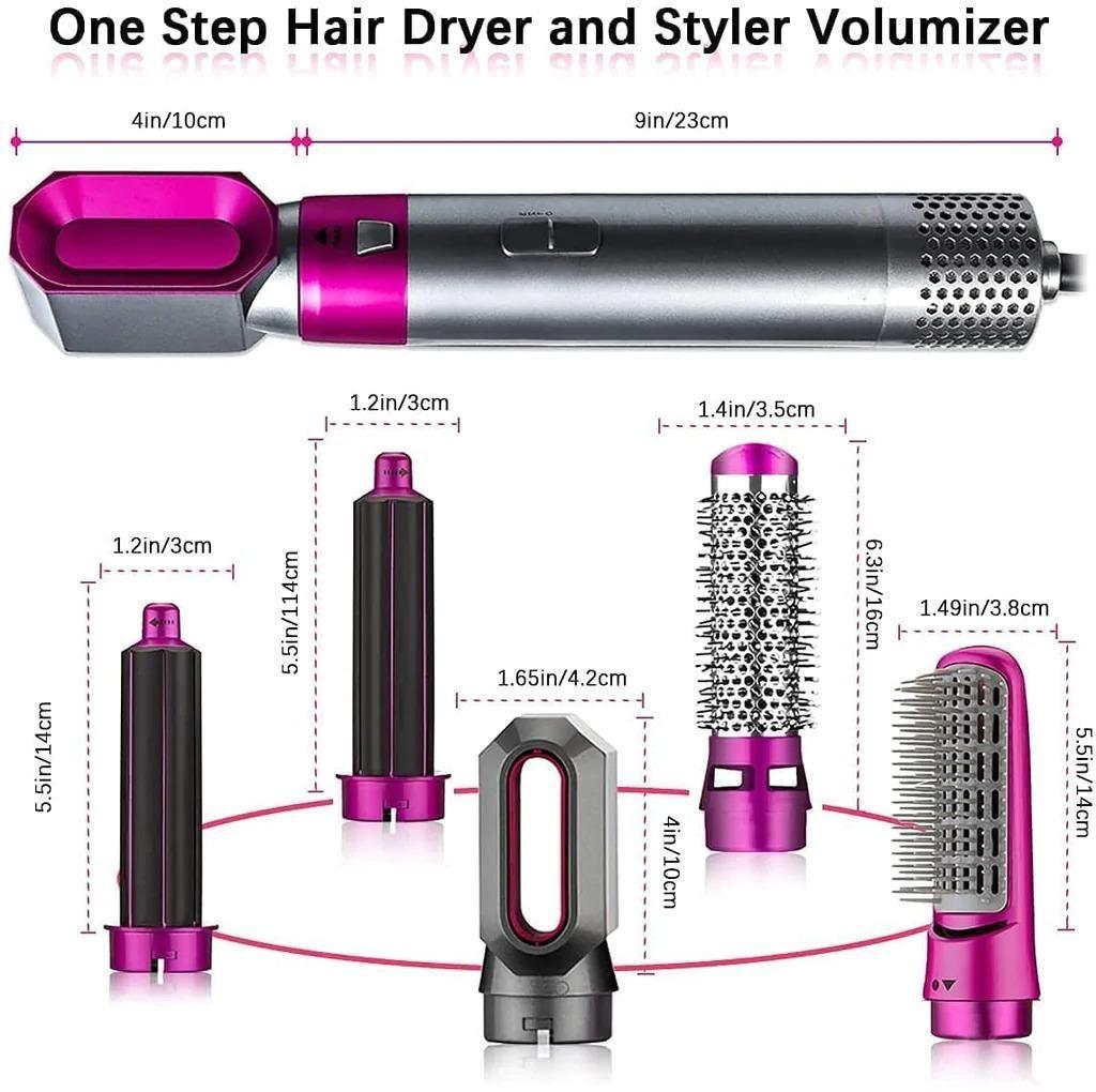 StylePro 5-in-1 Hair Dryer & Curler – Salon Looks at Home