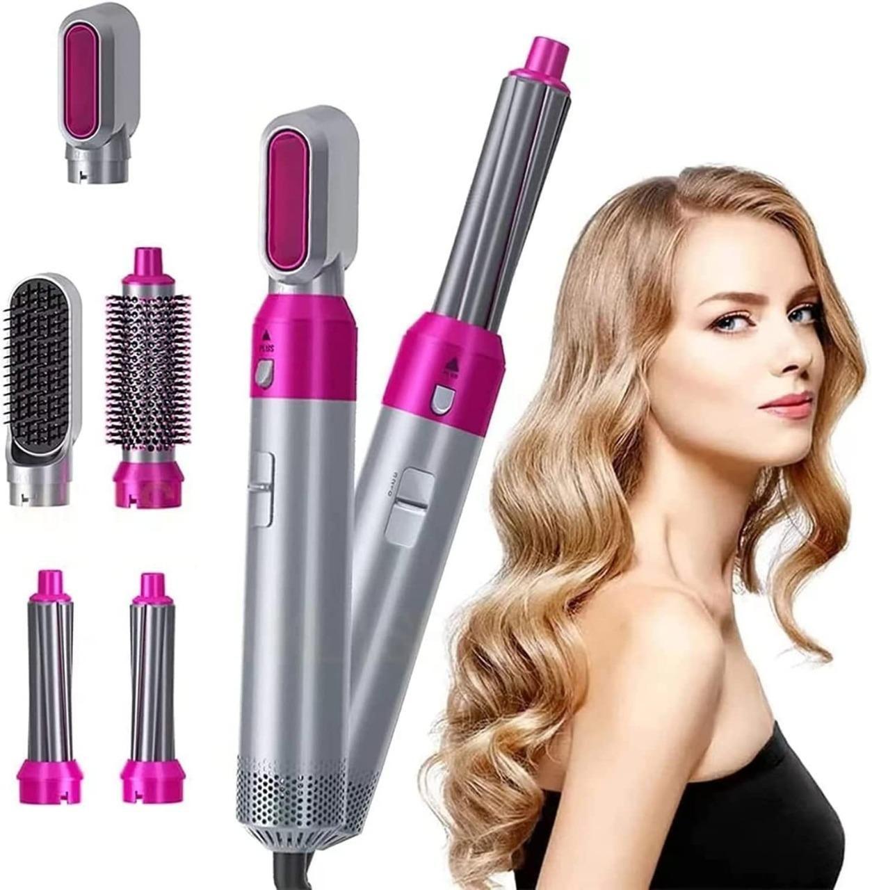 StylePro 5-in-1 Hair Dryer & Curler – Salon Looks at Home
