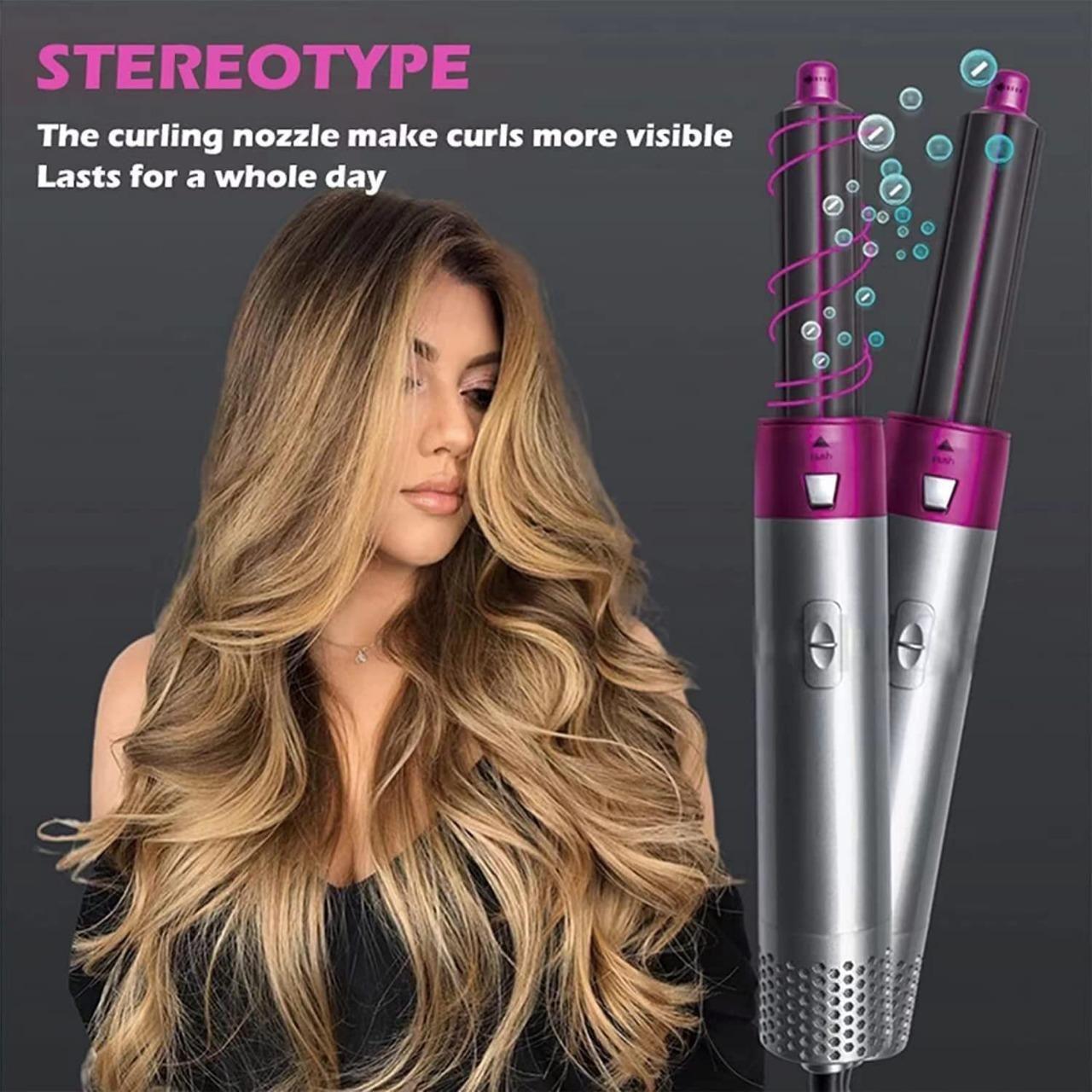 StylePro 5-in-1 Hair Dryer & Curler – Salon Looks at Home